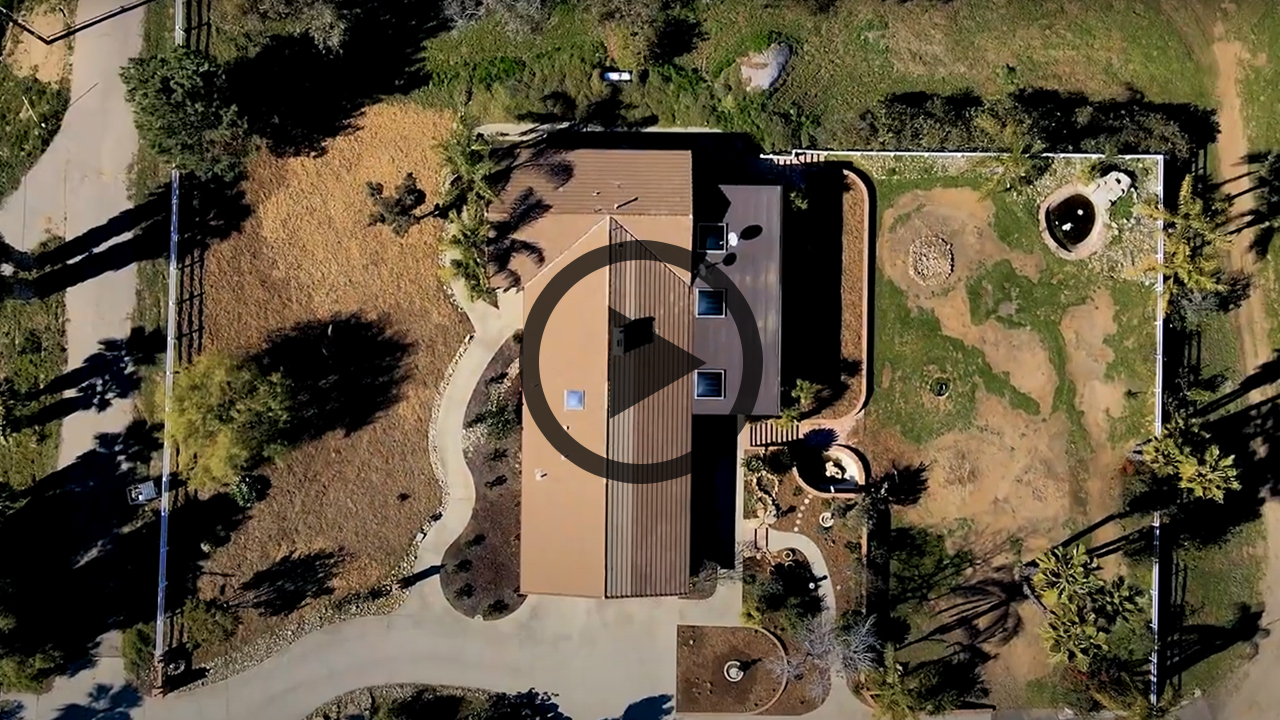 Exterior Real Estate Drone Video In Ramona, California