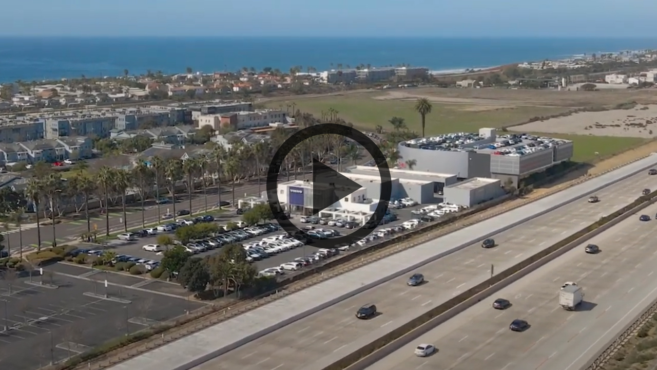 volvo carlsbad aerial photography