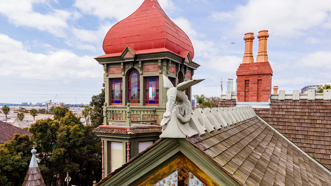 villa montezuma museum san diego drone roof inspection