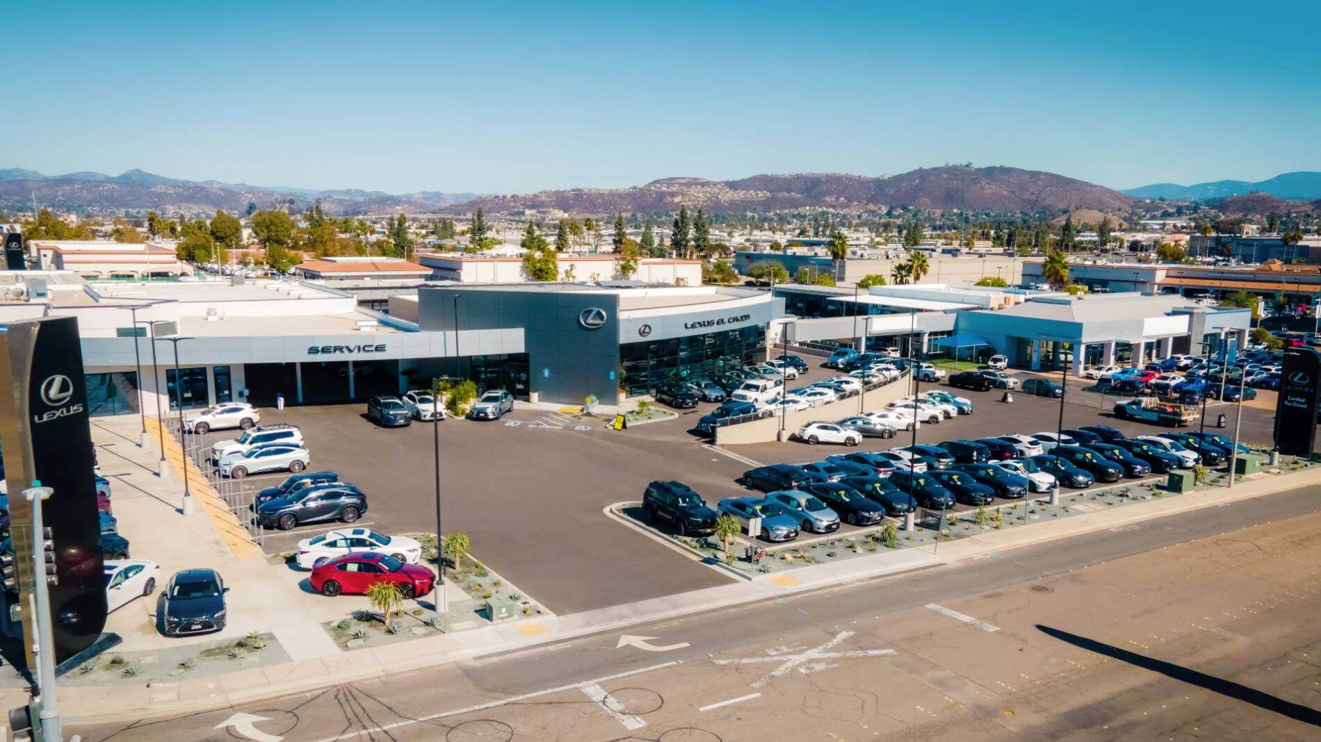 Drone Photography for Lexus El Cajon