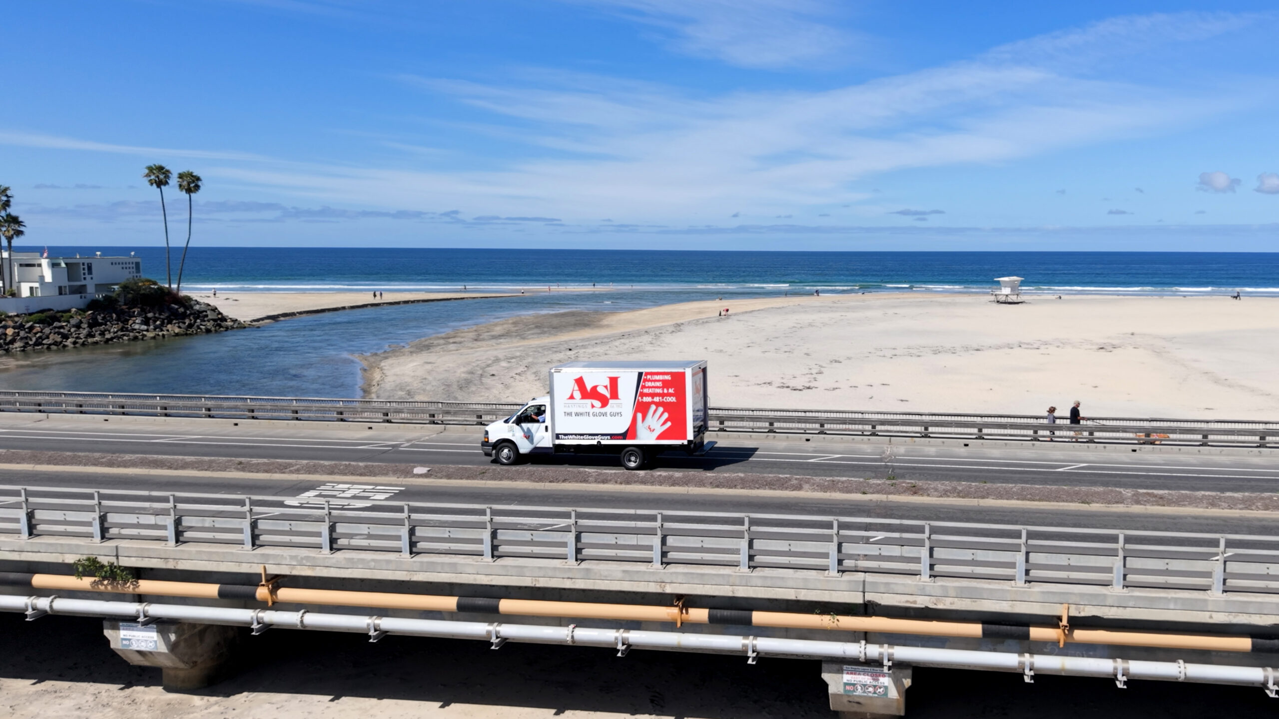 Drone Photography Outtakes of ASI White Glove Guys San Diego