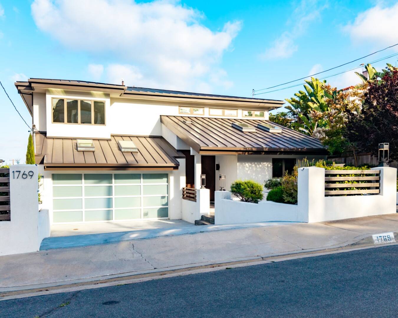 Front exterior of a Point Loma home captured during a real estate photography project in San Diego.
