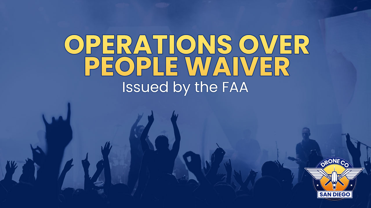Event crowd representing Drone Co SD’s FAA Operations Over People waiver